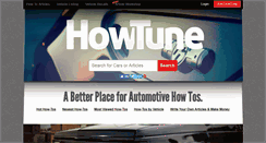 Desktop Screenshot of howtune.com