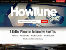 Tablet Screenshot of howtune.com